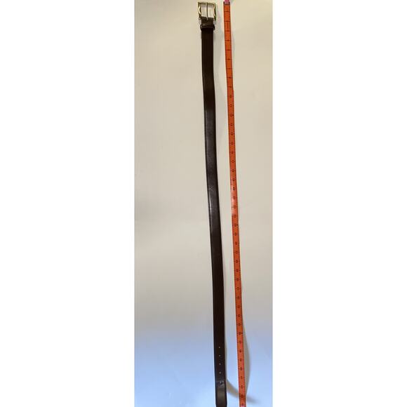 TUMI Brown Genuine Leather Gold-Tone Hardware Belt Men's Size 38 95 15314 - Picture 1 of 7